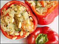 Quinoa-stuffed peppers