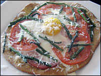 Bacon 'n' Egg Individual Pizzas