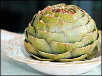 Sausage-Stuffed Artichokes