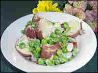 Peas and New Potatoes in Cream