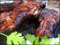 Easy 'Kal Bi' marinated beef short ribs