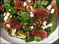 Fig and wheat berry salad