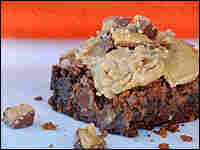 Reese's Peanut Butter Cup Brownies With Peanut Butter Frosting