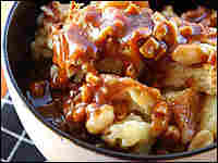 Snickers Bar Bread Pudding