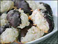 Chocolate-Dipped Coconut Macaroons