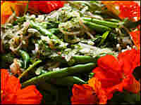 Green Bean And Nasturtium Salad With Tarragon