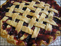 Fresh Sour Cherry Pie