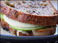 Grilled Jarlsberg And Granny Smith Apple On Raisin Walnut Bread