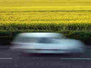 a speeding car 300