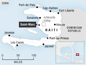 Map of Haiti