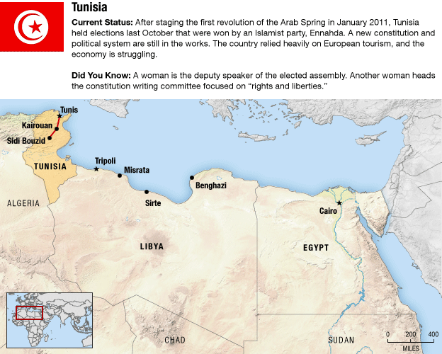 North Africa Map