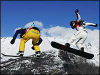 Snowboard Cross Makes Winter Olympics Debut : NPR