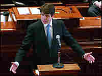 Rod Blagojevich addresses state Senate at impeachment trial. Credit: Scott Olson/Getty Images