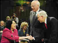 Sonia Sotomayor, Patrick Leahy and Jeff Sessions