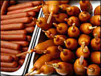 Hot dogs and corn dogs