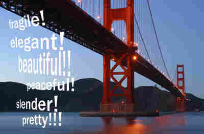 Words describing a bridge