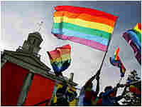 Rainbow flags