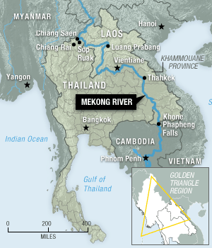 Mekong Divides Different Worlds In 'Golden Triangle' As Thailand ...