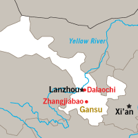 Map of Zhangjiabao