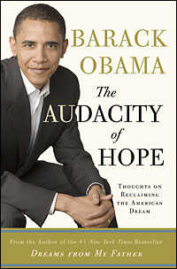 Cover of 'The Audacity of Hope' by Barack Obama
