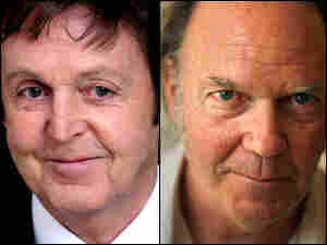 Paul McCartney, left, and Neil Young