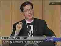 Stephen Colbert addresses the White House Correspondents' Dinner