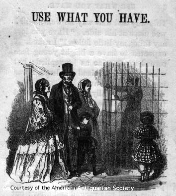 Family views man in a cage.