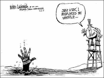 Luckovich-New Orleans. Credit: Mike Luckovich, Atlanta Journal-Constitution.