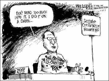 Luckovich-Alito. Credit: Mike Luckovich, Atlanta Journal-Constitution.