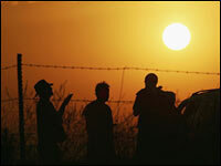 Bush Signs Border Fence Act Funds Not Found Npr