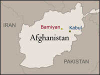 Bamiyan, Afghanistan map