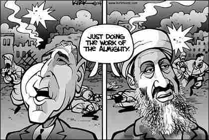 'Just doing the work of the almighty'