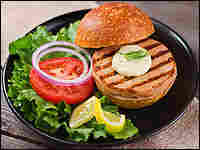 Salmon burger