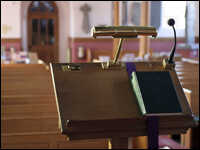 Church pulpit