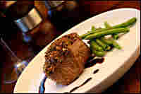 Mushroom-Crusted Steaks