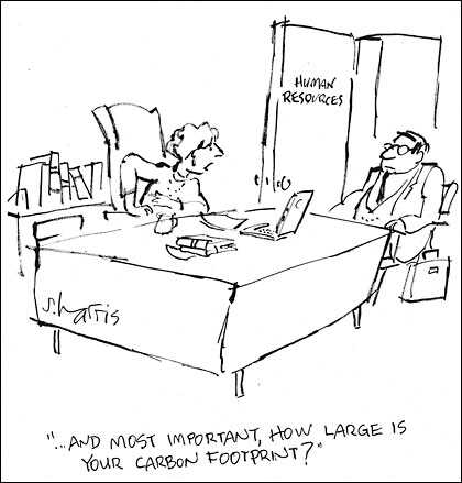 Carbon Footprint Cartoon