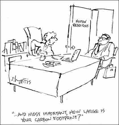 Carbon Footprint Cartoon
