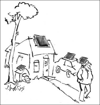 Solar Energy Cartoon