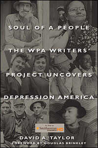 Book cover, 'Soul Of A People: The WPA Writers' Project Uncovers Depression America'